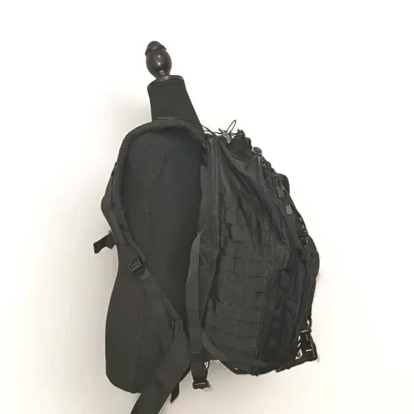 New! Outdoor Tactical Backpack Large Black Hiking Camping Hunting 20x15x8 - Picture 2 of 10